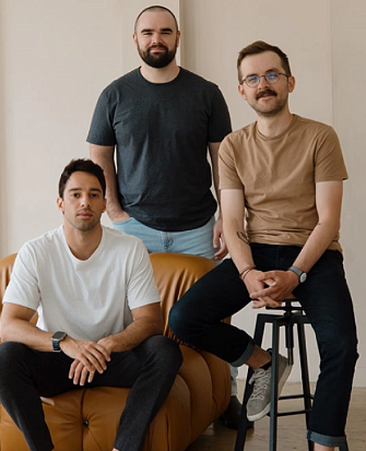 Tyler Denk, Benjamin Hargett, and Jake Hurd founders of Behiiv