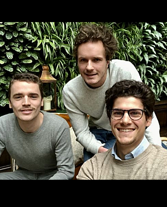 Tristan Petit, Adrien Dewulf, and Cyriac Lefort co-founders of Heroes Job